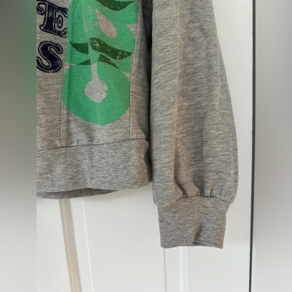 Anthropologie Maeve Gray Road Trip Graphic Hoodie Sweatshirt in Size Small - Picture 12 of 16